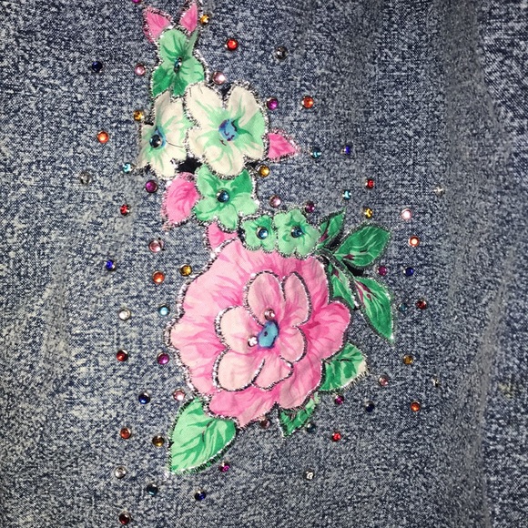 Vintage Acid Wash Denim Skirt - Picture 3 of 14